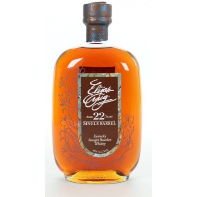 Elijah Craig 22 Year Old Single Barrel Straight Bourbon Whiskey