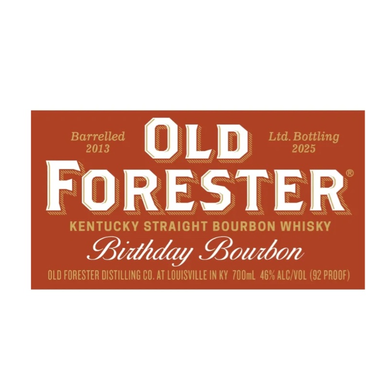 Old Forester 2025 Birthday Bourbon Whiskey | 700ML