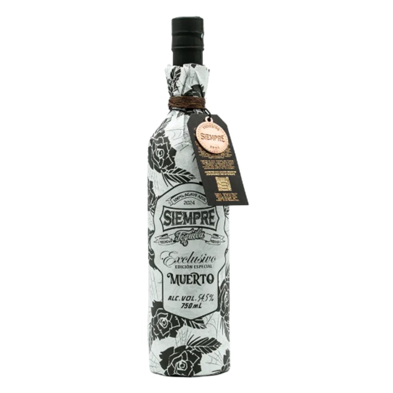 Siempre Muerto Blanco White Label High Proof Exclusive Edition Tequila