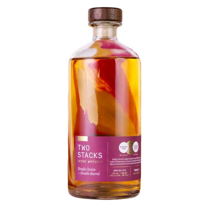 Two Stacks Single Grain - Double Barrel Irish Whiskey | 700ML