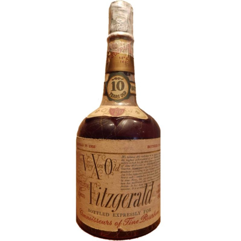 Very Xtra Old 1958 Fitzgerald 10 Year Old Bourbon Whiskey