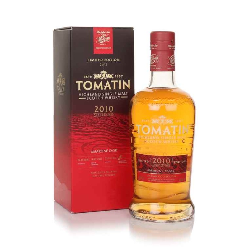 Tomatin 12 Year Old 2010 Italian Collection Amarone Cask Scotch Whisky | 700ML