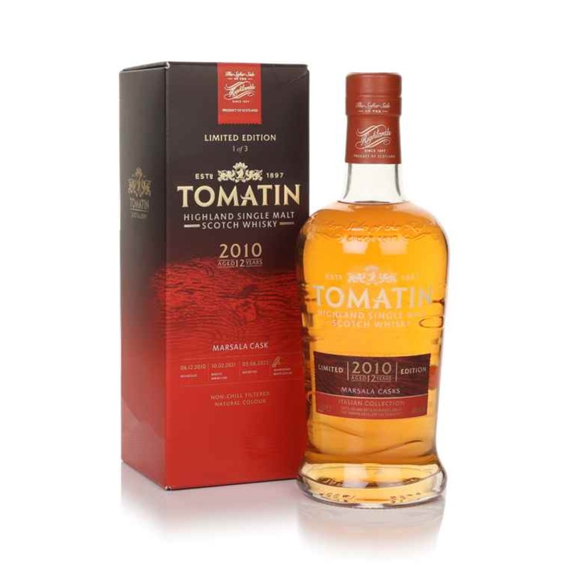 Tomatin 12 Year Old 2010 Italian Collection Marsala Cask Scotch Whisky | 700ML