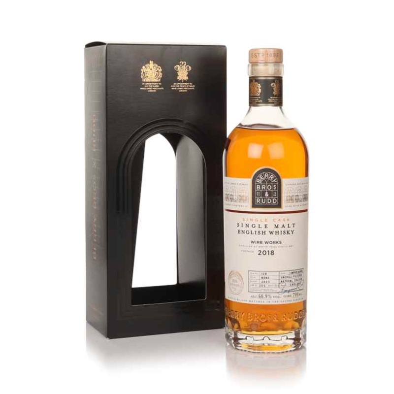 Wire Works 2018 (bottled 2023) (Cask 128)  Berry Bros. & Rudd English Whisky | 700ML