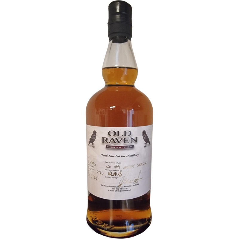 Old Raven 08 Year Old Hand Filled Single Malt Whisky | 700ML