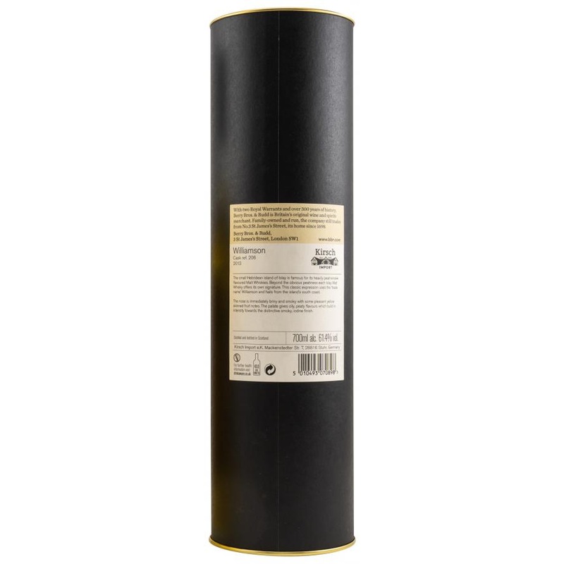 Williamson 2013 BR 7 Year Old 2021 Release (Cask #206) Single Malt Scotch Whisky | 700ML