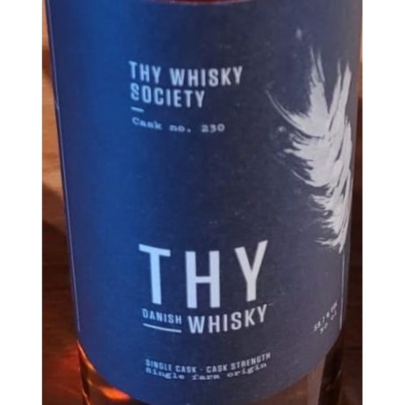 Thy Whisky 2018 Single Cask - Thy Whisky Society Cask 230 (4 Year Old) Single Malt Whisky | 500ML