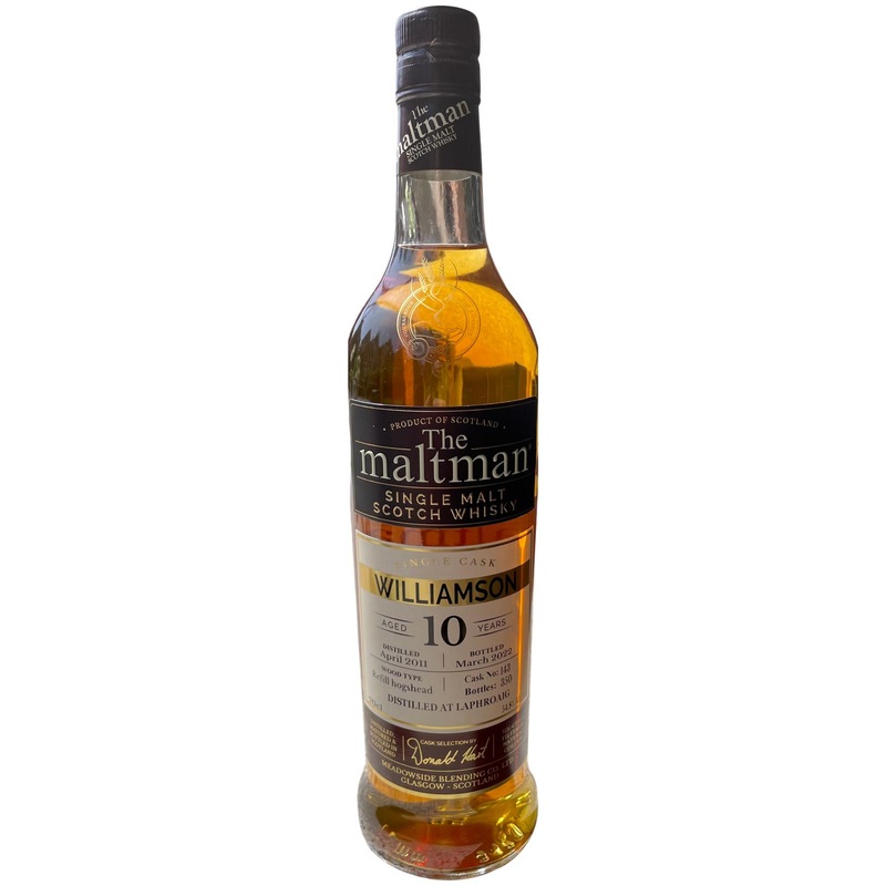 Williamson 2011 The Maltman 10 Year Old Single Cask Scotch Whisky | 700ML