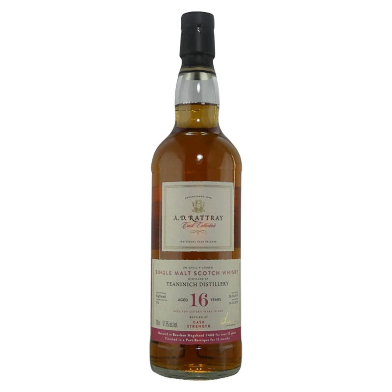 AD Rattray Teaninich Distillery 16 Year Old Single Malt Scotch Whisky