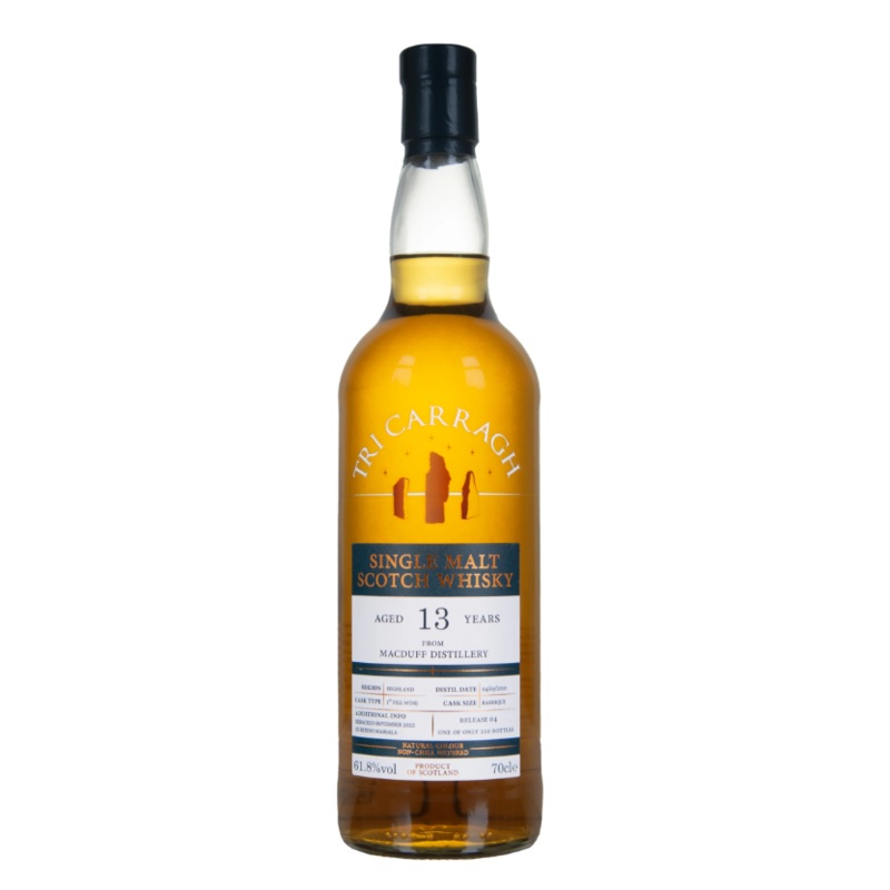 Tri Carragh MacDuff 13 Year Old 1st Fill Rubino Marsala Barrique Single Malt Scotch Whisky | 700ML