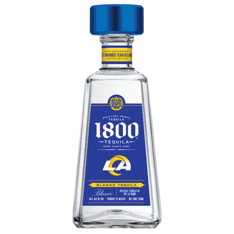 1800 Los Angeles Rams Blanco Tequila