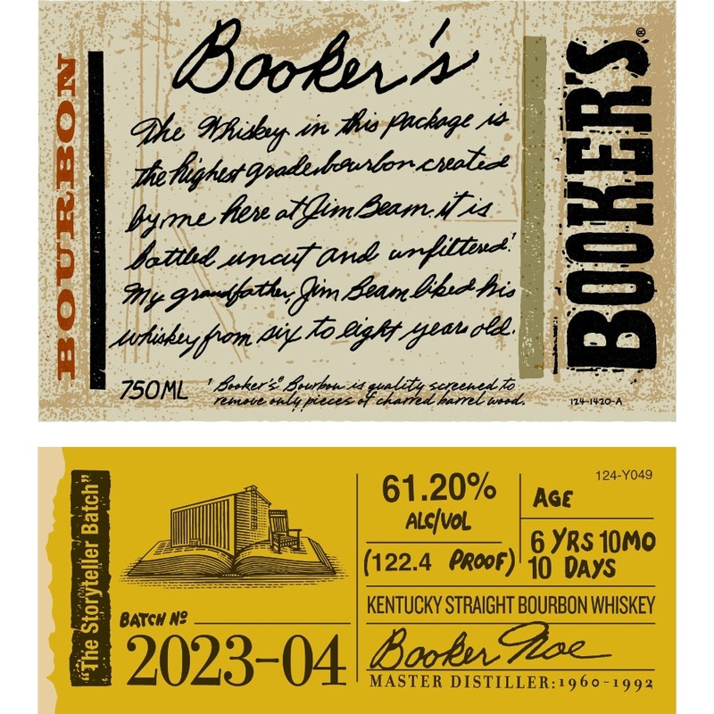 Bookers Bourbon 2023-04 The Storyteller Batch