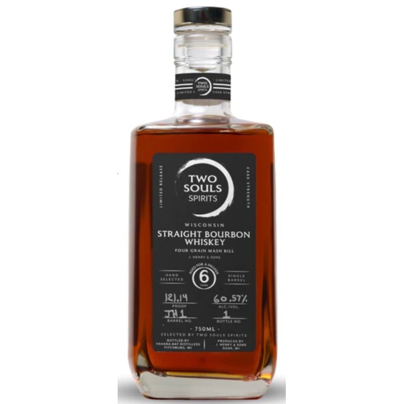 Two Souls Wisconsin Straight Bourbon Cigar Barrel