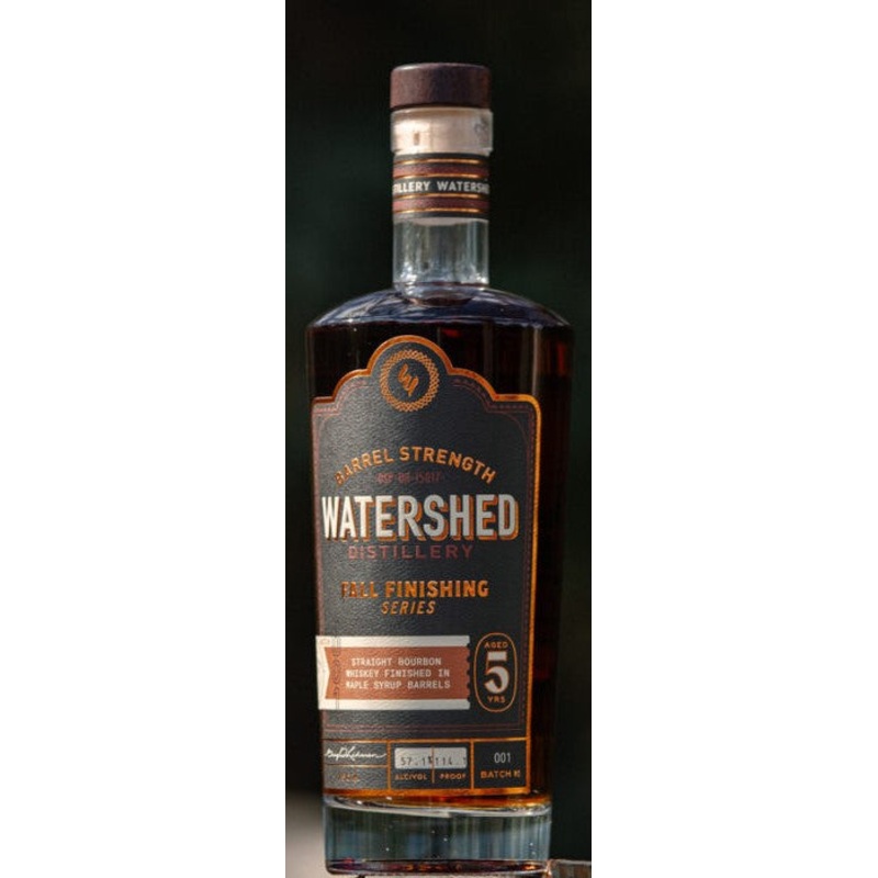 Watershed Distillery Fall Finishing Series: Bourbon Finished in Maple Syrup Barrels