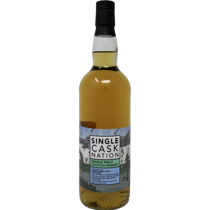 Undisclosed Islay Distillery 1993 JWC "Laughing Frog" - Wood Cut Series 28 Year Old 2021 Release (Cask #406858) Single Malt Scotch Whisky