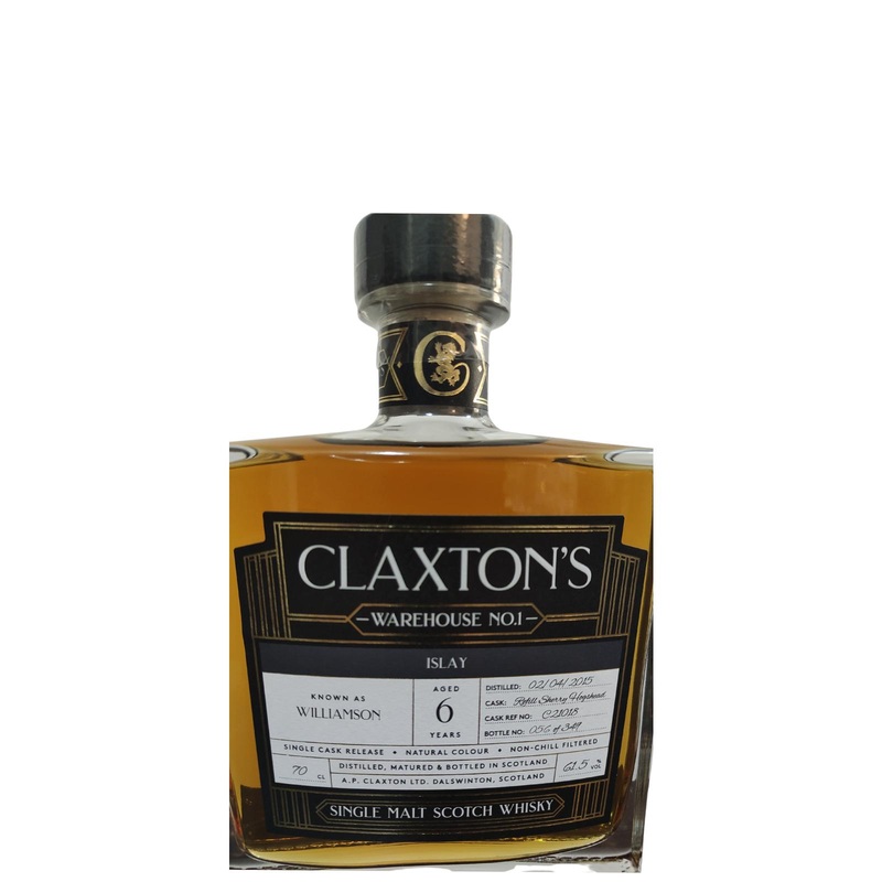 Williamson 2015 Cl Warehouse No. 1 6 Year Old 2021 Release (Cask #C21018) Single Malt Scotch Whisky | 700ML