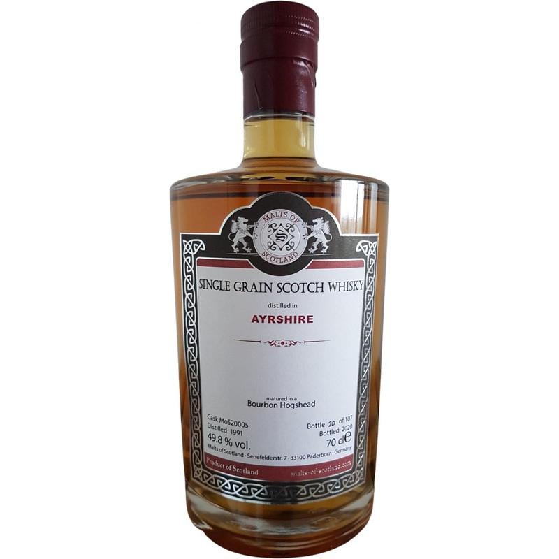 Ayrshire 1991 MoS (2020) Release (Cask #MoS 20005) Scotch Whisky | 700ML