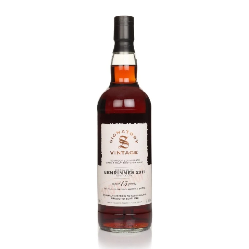 Benrinnes 13 Year Old 2011 - 100 Proof Edition #33 Signatory Single Malt Scotch Whisky | 700ML