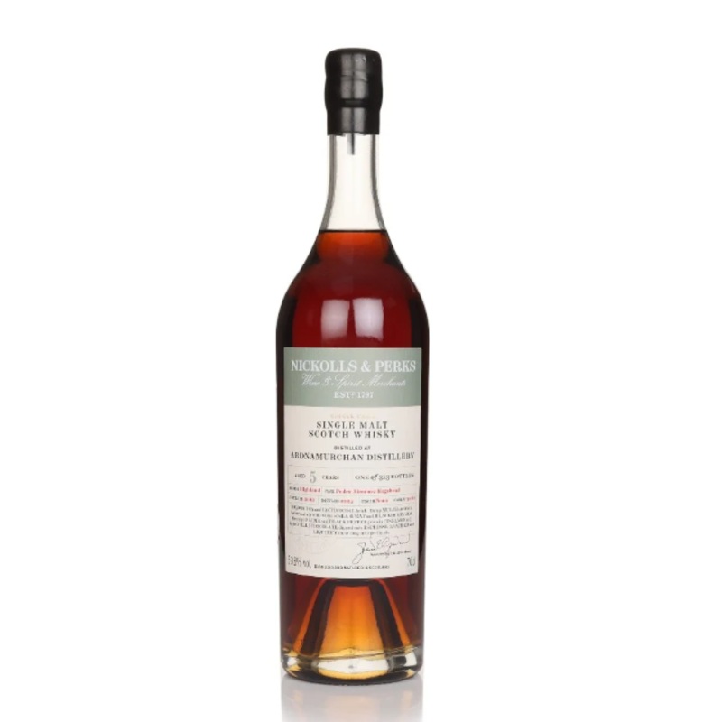 Ardnamurchan 5 Year Old 2019 Cask #2080 Nickolls & Perks Single Malt Scotch Whisky | 700ML
