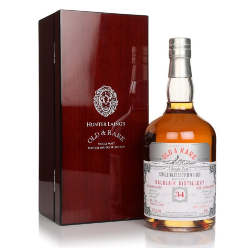 Balblair 34 Year Old 1990 Old & Rare Platinum Hunter Laing Single Malt Scotch Whisky | 700ML