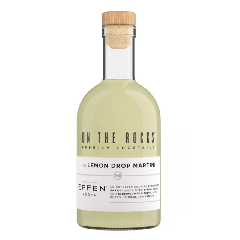 On The Rocks & Effen Vodka | The Lemon Drop Martini | 375ML