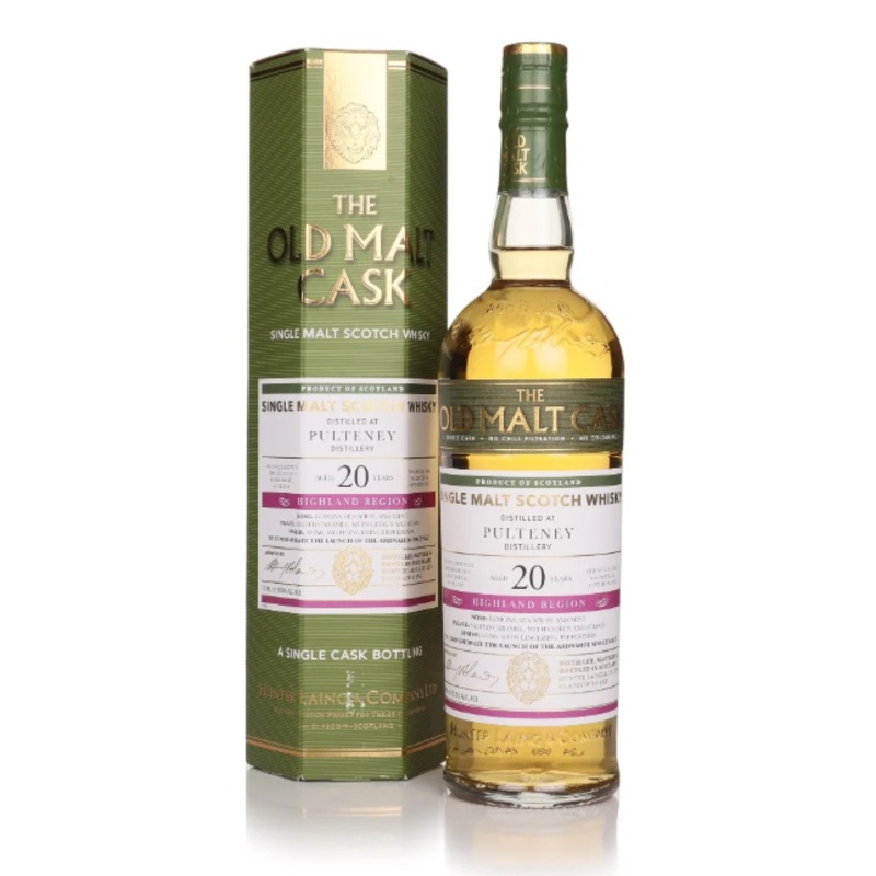 Pulteney 20 Year Old 2002 Cask #21182 Old Malt Cask Hunter Laing Single Malt Scotch Whisky | 700ML