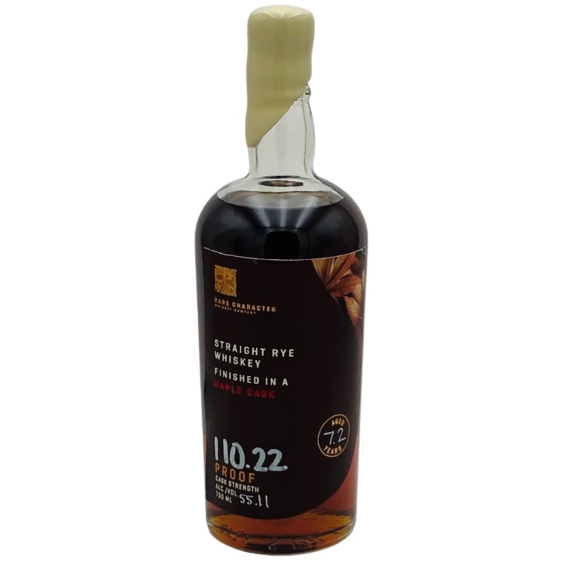 Rare Character #MAP-R-467 Maple Cask Finished Cask Strength Straight Rye Whiskey