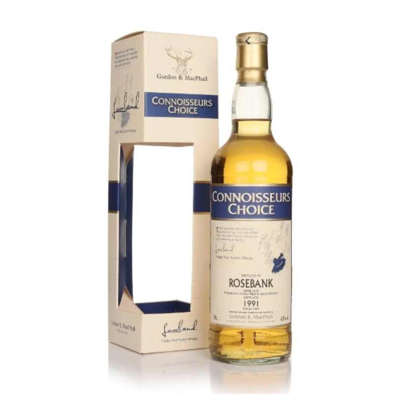 Rosebank 1991 Bottled 2009 Connoisseurs Choice Gordon & MacPhail Single Malt Scotch Whisky | 700ML