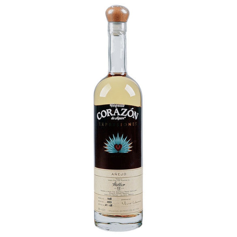 Expresiones del Corazon Aged in ex Weller 12 Year Barrels Anejo Tequila