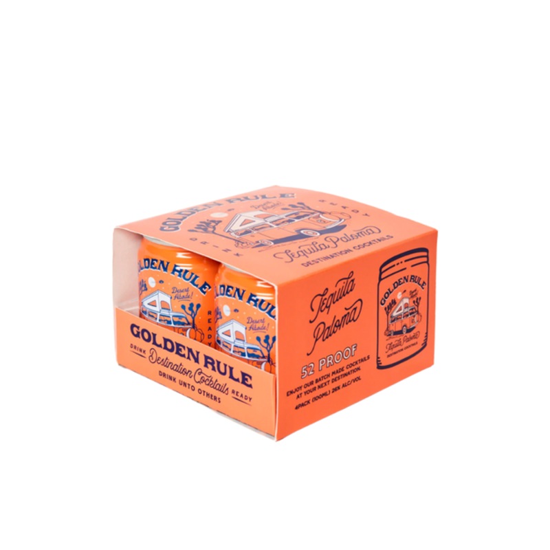 Golden Rule Tequila Paloma Cocktail | 4x50ML