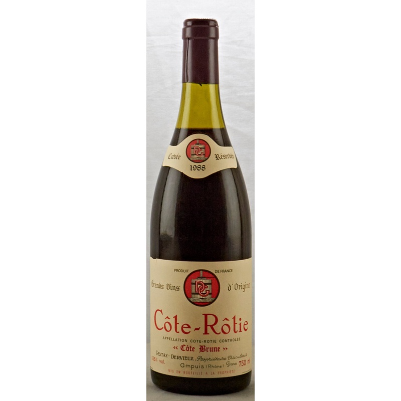 1988 | Marius Gentaz-Dervieux | Cote Rotie Cote Brune
