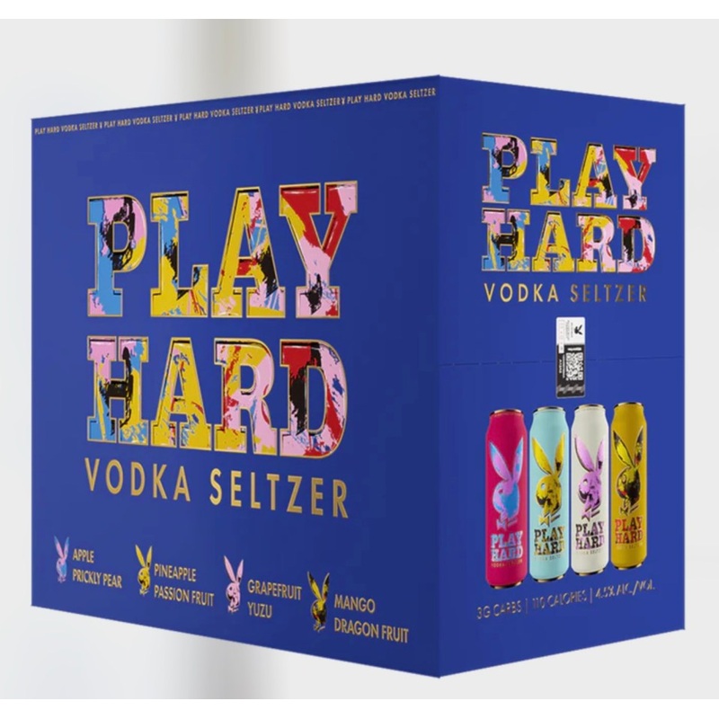 Play Hard Vodka Seltzer Variety Cocktail | 8x355ML