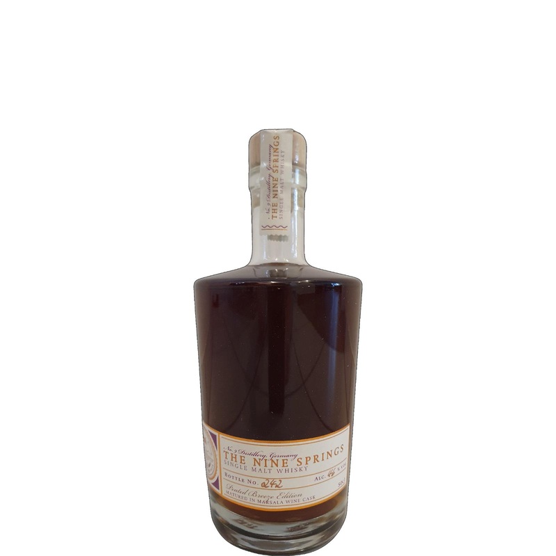 The Nine Springs Marsala Wine Cask Peated Breeze Edition 2019 Release Single Malt Whisky | 500ML