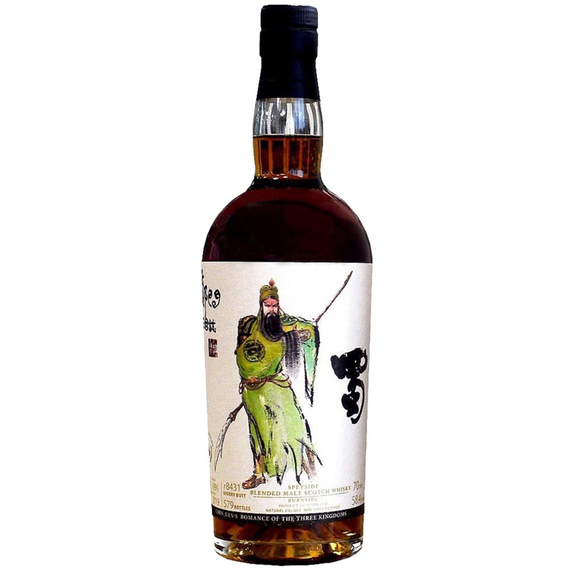 Burnside 1991 (The Whiskyfind) Chen_Uen's Romance of the Three Kingdoms (Cask #8431) 28 Year Old 2019 Release Blended Malt Scotch Whisky | 700ML