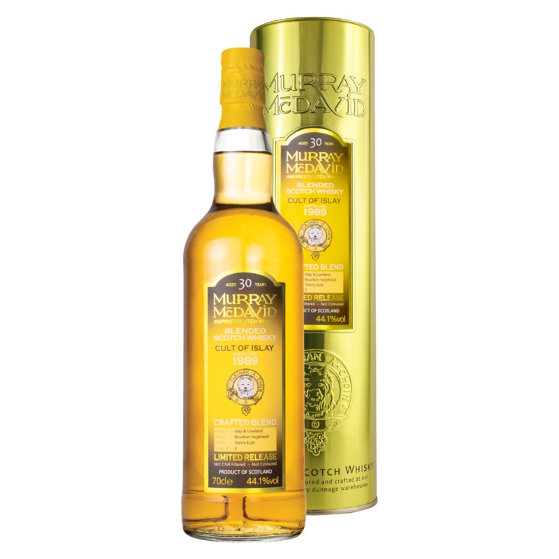 (Murray McDavid)  Cult of Islay 1989 Crafted Blend - Limited Release (Batch 2) 30 Year Old 2019 Release Scotch Whisky | 700ML