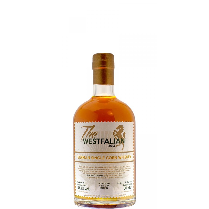 The Westfalian 2015 (Cask #TW104) 2018 Release German Single Corn Whiskey | 500ML