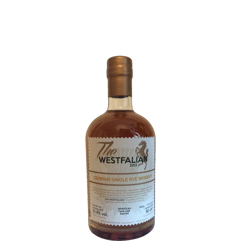 The Westfalian 2015 (Cask #TW92) 2018 Release German Single Rye Whiskey | 500ML