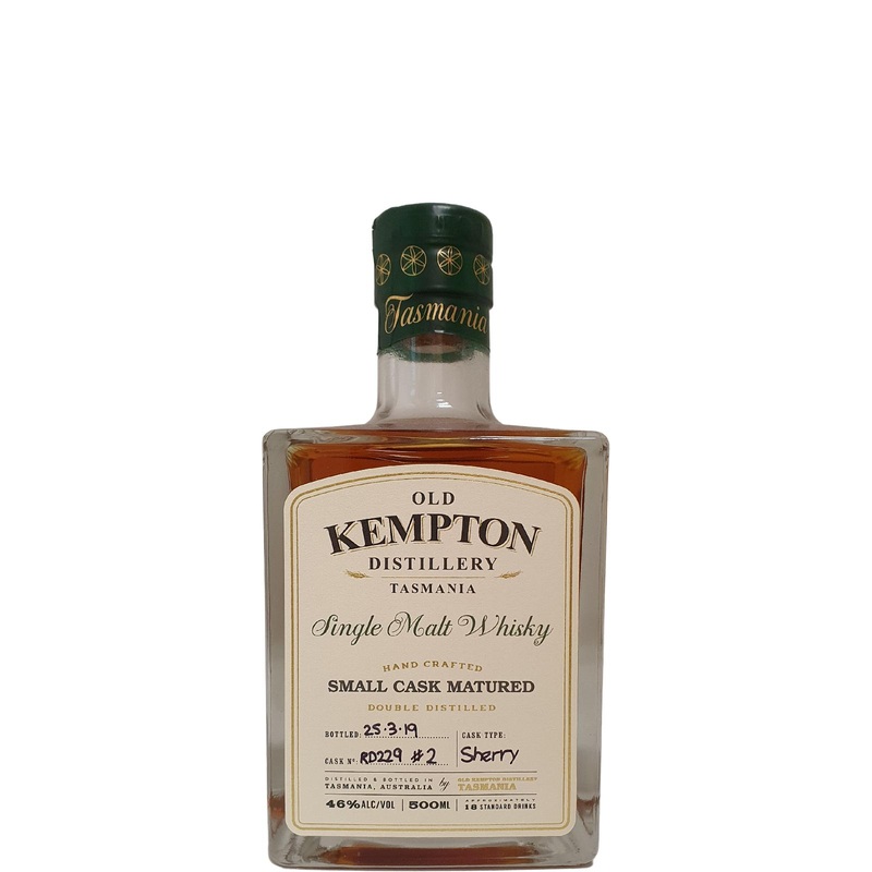 Old Kempton Sherry Cask (Cask #RD229) 2019 Release Single Malt Whisky | 500ML