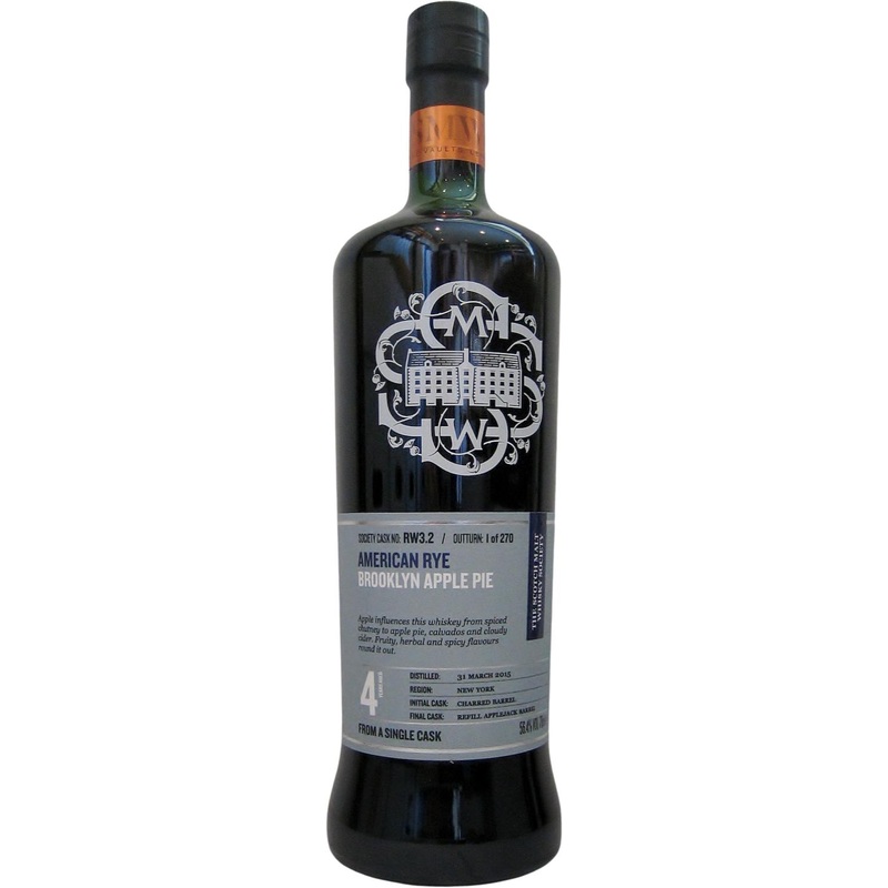 American Rye Whiskey 2015 SMWS RW3.2 Brooklyn Apple Pie | 700ML