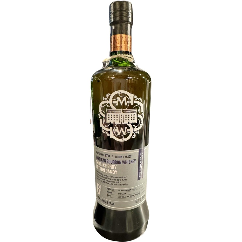Bourbon Whiskey 2015 SMWS B7.8 Chilli Cherry Cotton Candy | 700ML