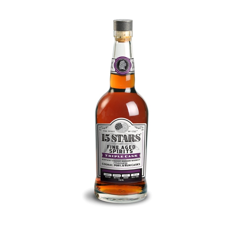 15 Stars Triple Cask Kentucky Straight Bourbon Whiskey