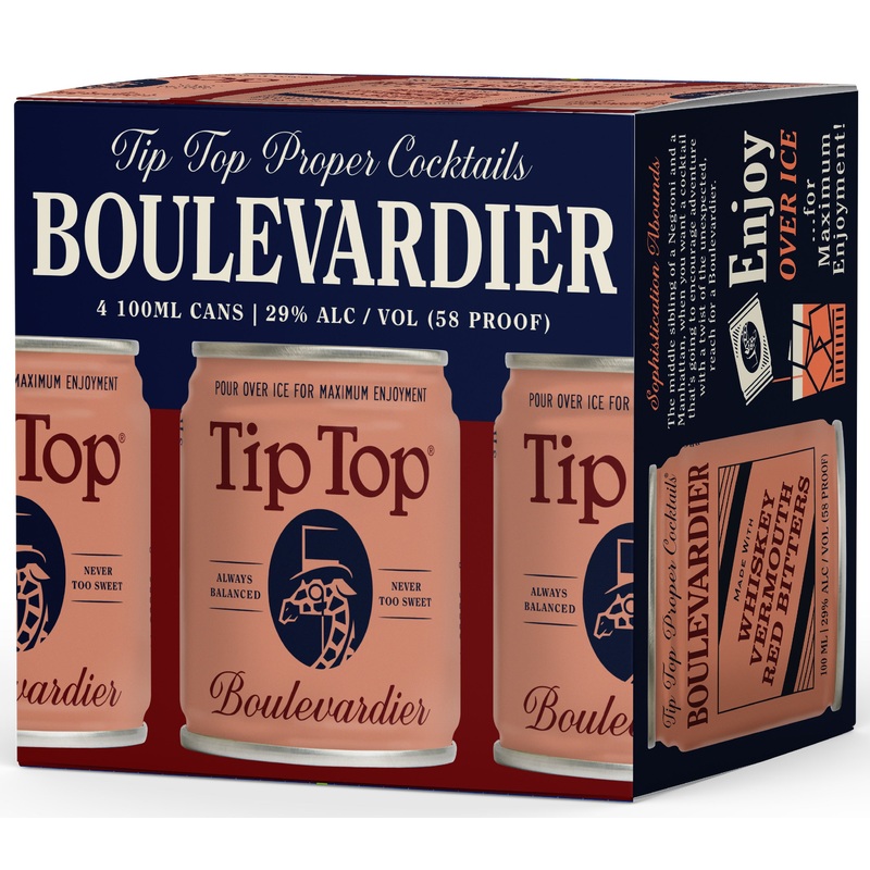 Tip Top Boulevardier Cocktail|4x100ML