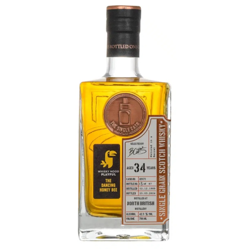 North British 34 Year Old The Single Cask 1989 Cask #89171 Single Grain Scotch Whisky | 700ML