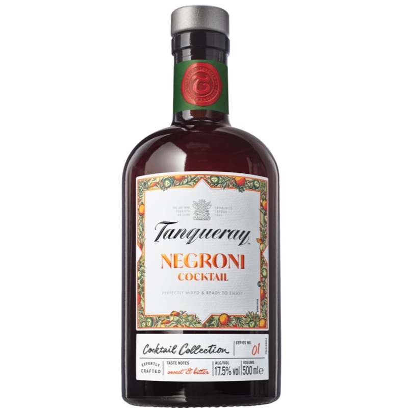 Tanqueray London Dry Gin Negroni Cocktail | 500ML