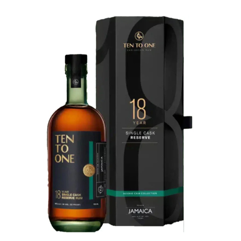 Ten To One 18 Year Old Jamaica Reserve Collection Dark Rum