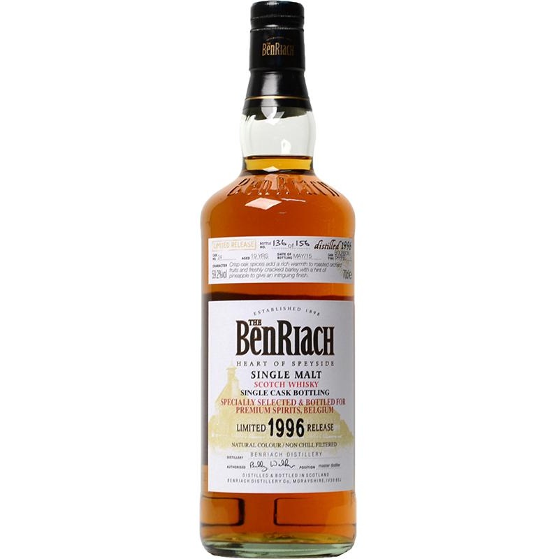 BenRiach 19 Year Old Single Cask Peated PX Finish Single Malt Scotch Whisky