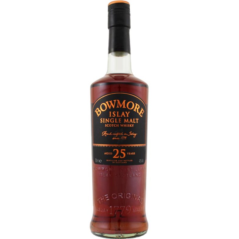 Bowmore 25 Year Old Label Single Malt Scotch Whisky | 700ML