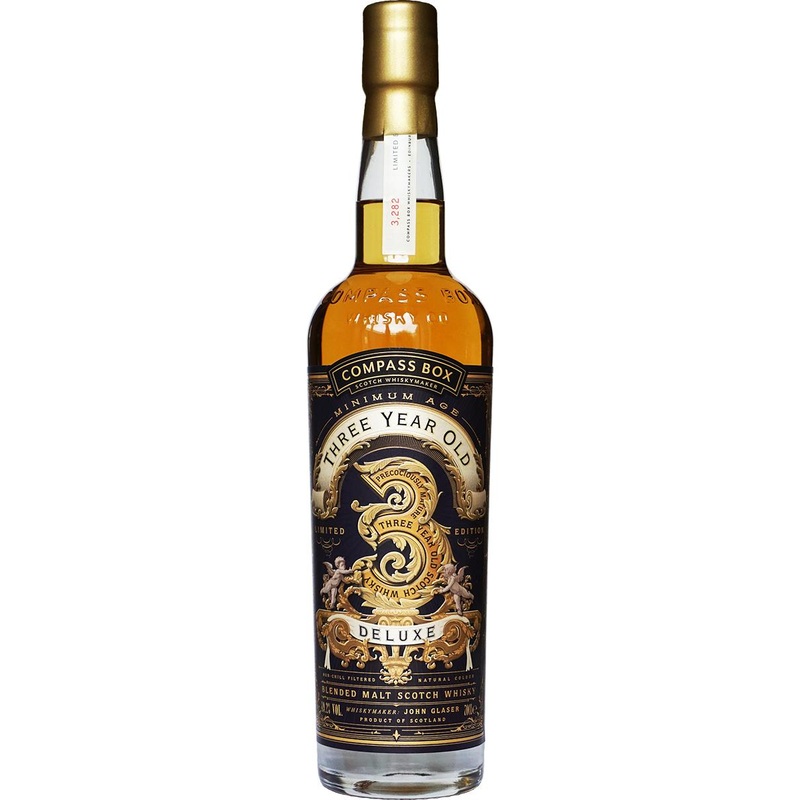 Three Year Old Deluxe Compass Box Limited Edition Blended Malt Scotch Whisky | 700ML