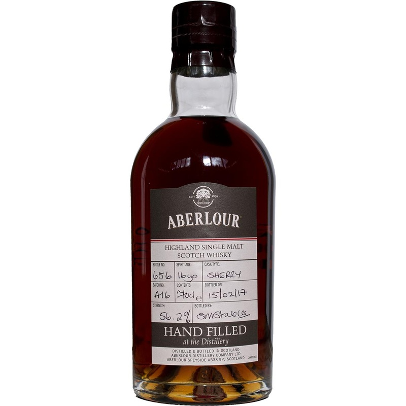 Aberlour 16 Year Old Hand Filled at The Distillery Sherry Cask Single Malt Scotch Whisky | 700ML