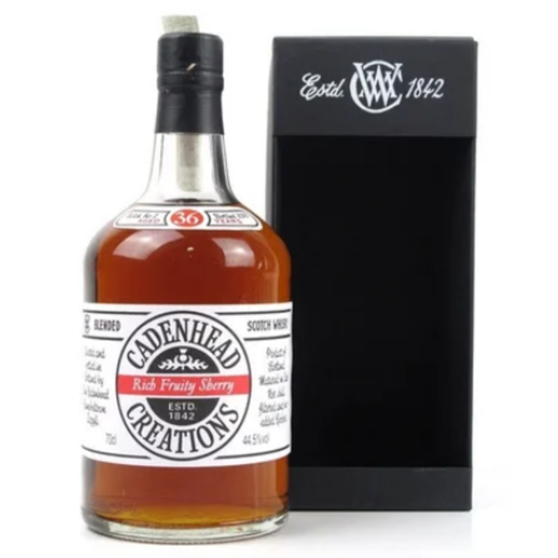 Rich Fruity Sherry 36 Year Old Cadenhead Creations Blended Scotch Whisky | 700ML